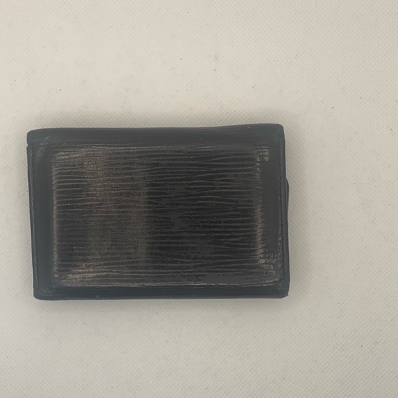 Louis Vuitton Epi Leather Key Card Holder Black 4x3 Authentic - Picture 8 of 8